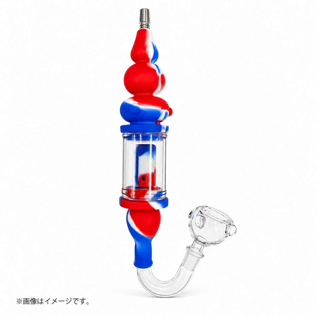 ネクターコレクター シリコン|ガラスチャンバー&ステンレスチップ付き 全7色(GYD301)
