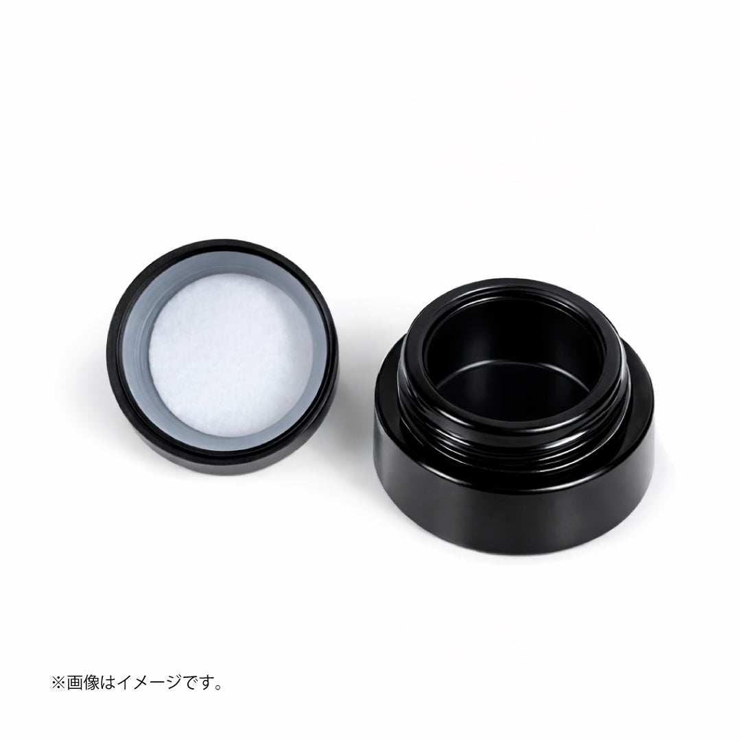 WAX容器 ブラック 3個セット|シリコンインナー付き ワックスジャー