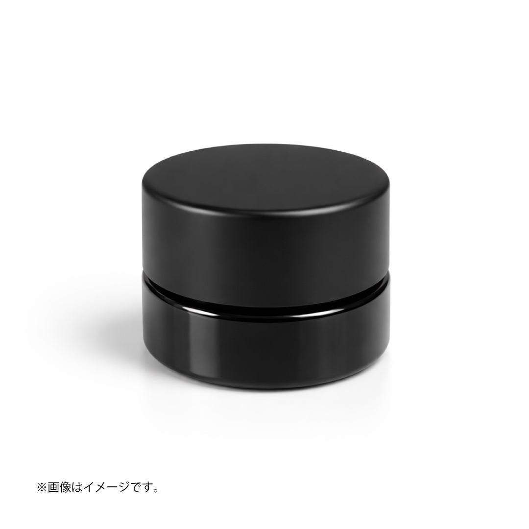 WAX容器 ブラック 3個セット|シリコンインナー付き ワックスジャー