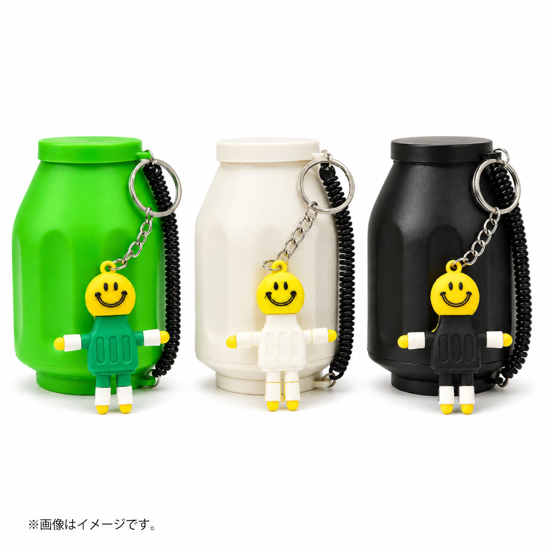 スモークフィルター|活性炭内蔵 携帯用エアフィルター スマイリー付き 全3色