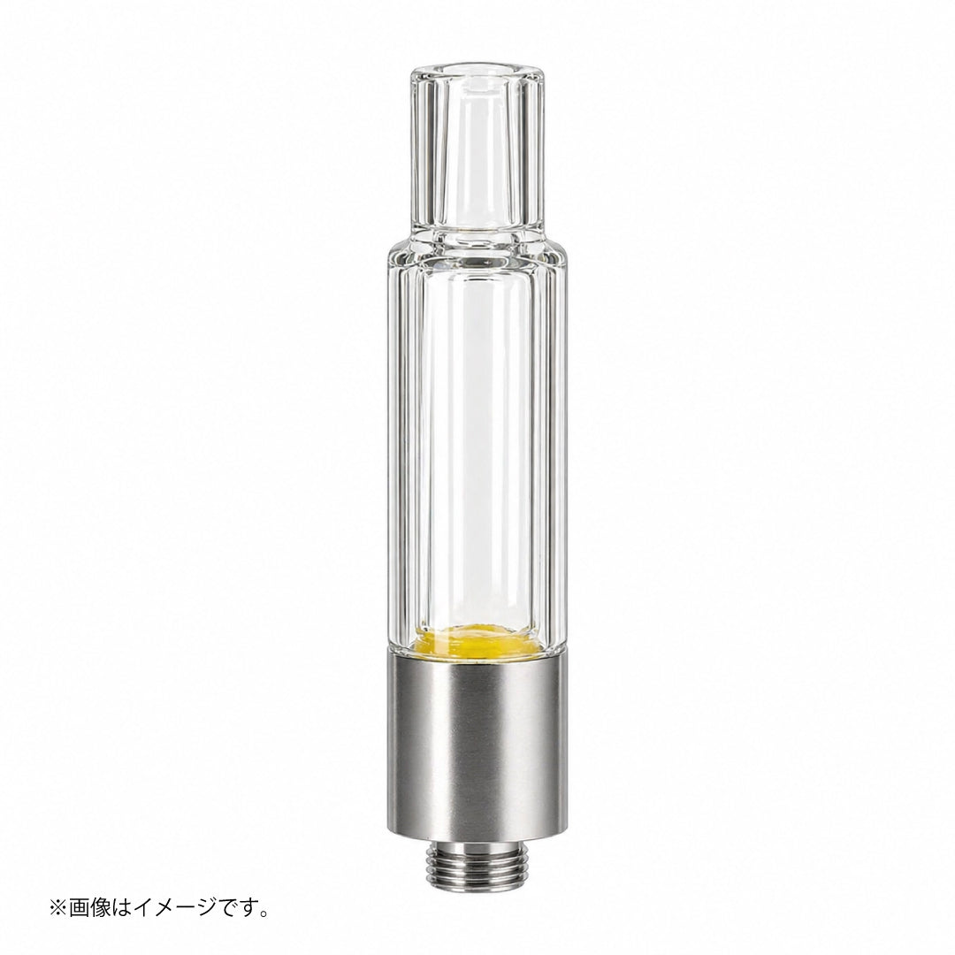 フルガラスアトマイザー 1ml イエロー | 510規格 ガラスカートリッジ(CBD/VAPE用)