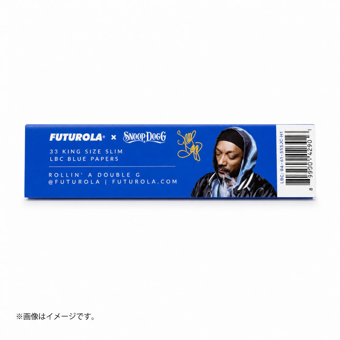 FUTUROLA×Snoop Dogg ローリングペーパー キングサイズスリム LBCブルー|単品/50パック入りBOX選択可