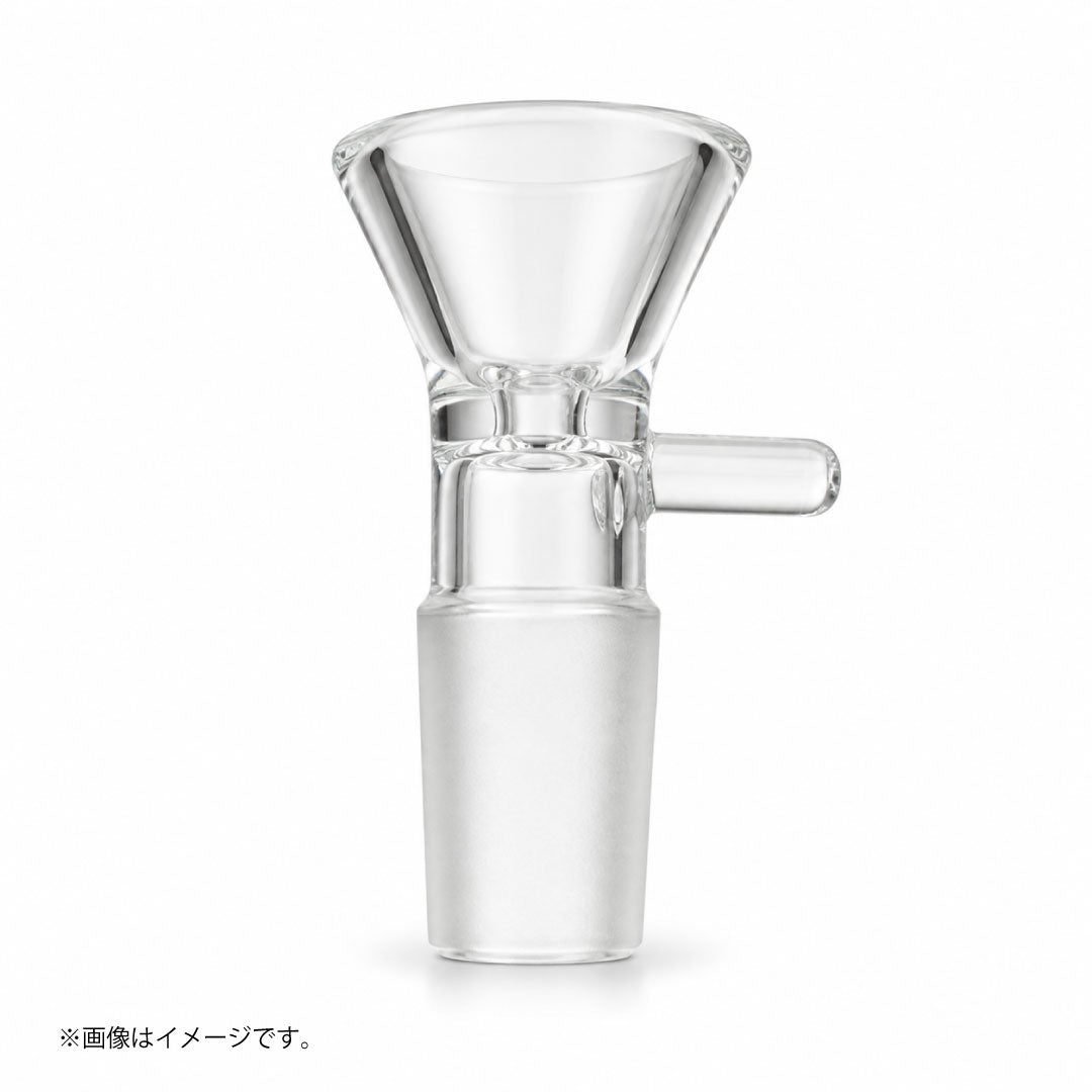 ボング 火皿 ガラスボウル フラワー大|14mm オス ハンドル付き ガラスパーツ 喫煙具