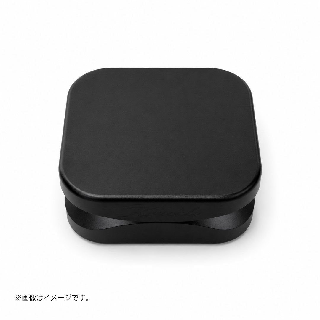 Krush XL 2.0 グラインダー ブラック|2ピース アルミ製 75mm