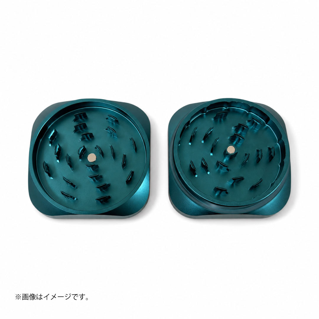 Krush XL 2.0 グラインダー エメラルドグリーン|2ピース アルミ製 75mm