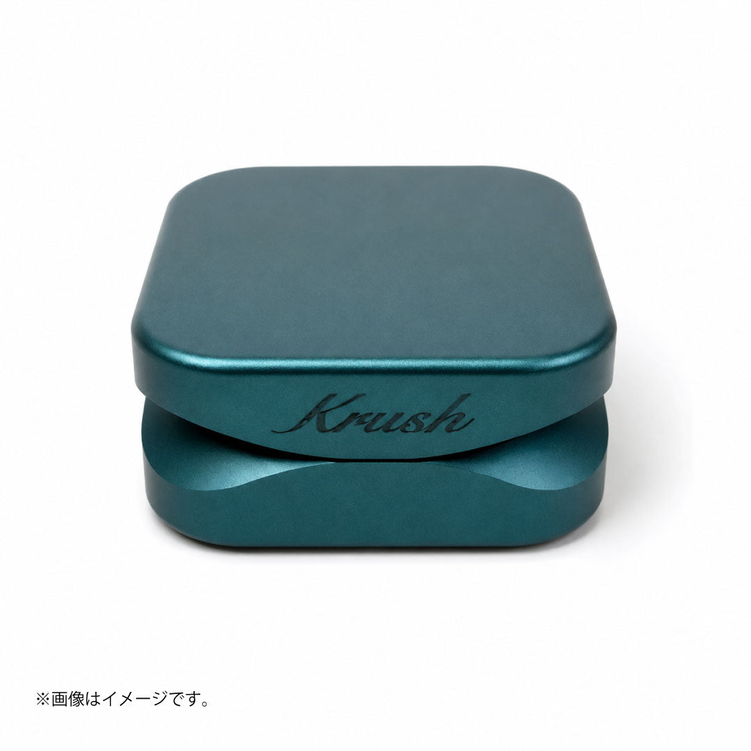 Krush XL 2.0 グラインダー エメラルドグリーン|2ピース アルミ製 75mm
