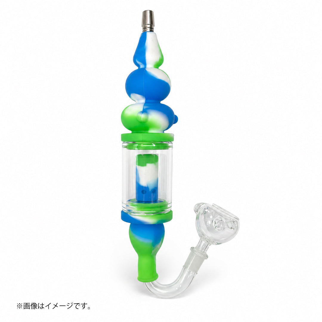 ネクターコレクター シリコン|ガラスチャンバー&ステンレスチップ付き 全7色(GYD301)