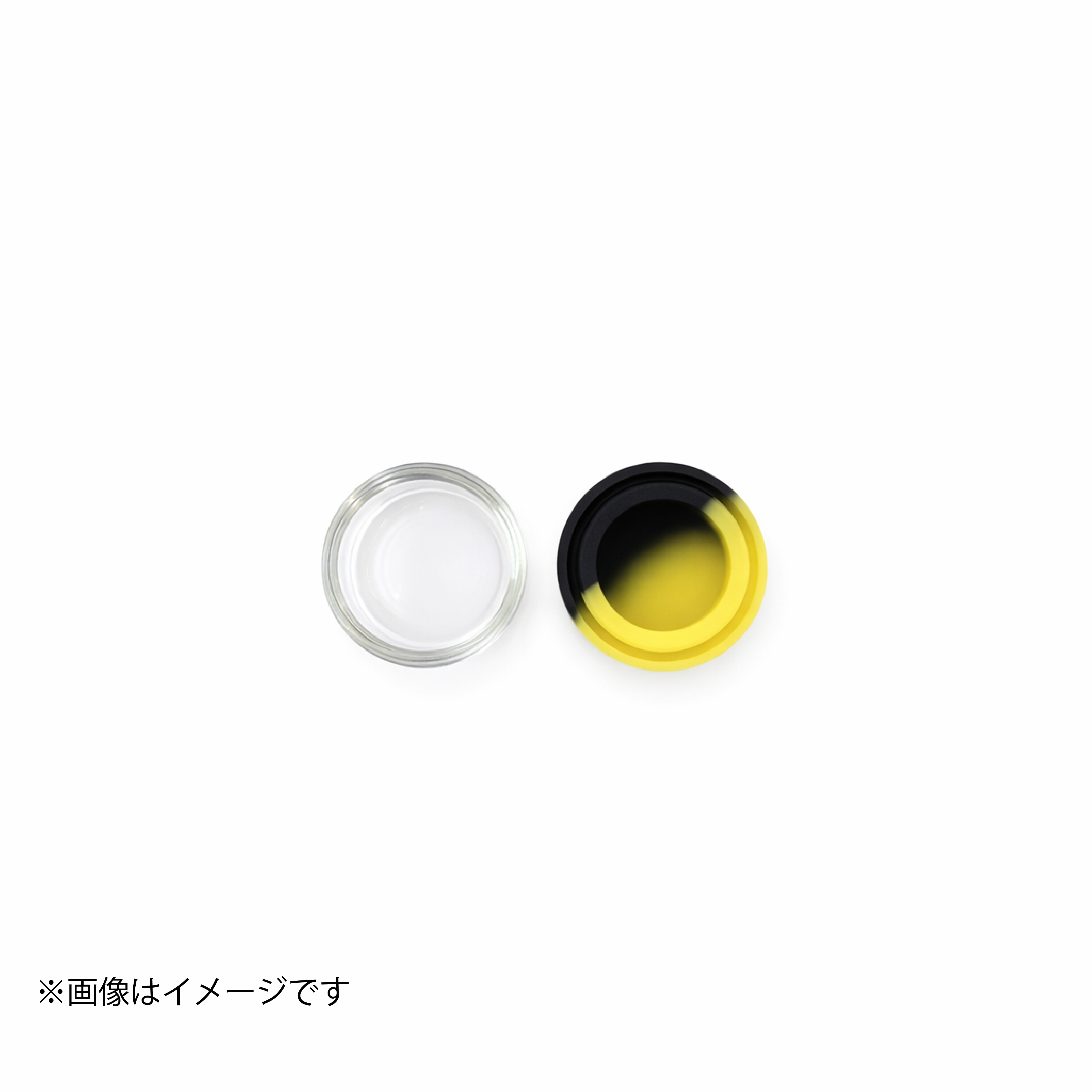ガラスジャーシリコン蓋付き 5ml【CBDワックス・アイソレート保存容器】耐熱ガラス・ランダムカラー