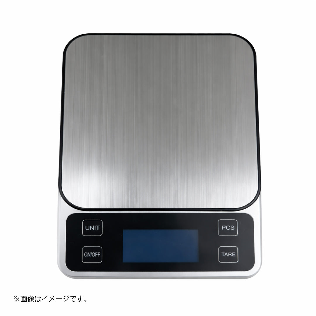 デジタルスケール 3kg/0.1g｜大型計量皿・TARE搭載・電池付き