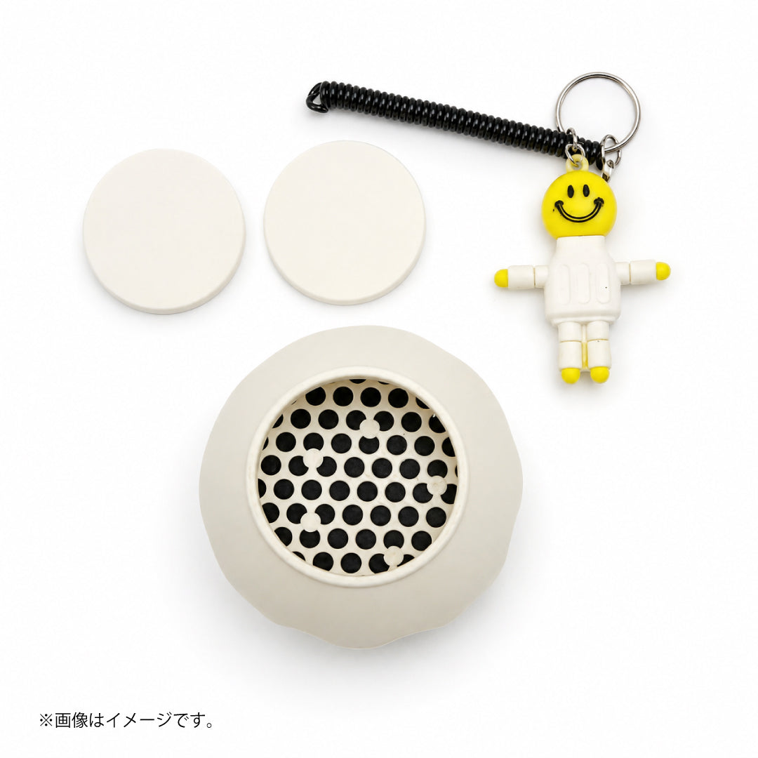 スモークフィルター｜活性炭内蔵 携帯用エアフィルター スマイリー付き 全3色