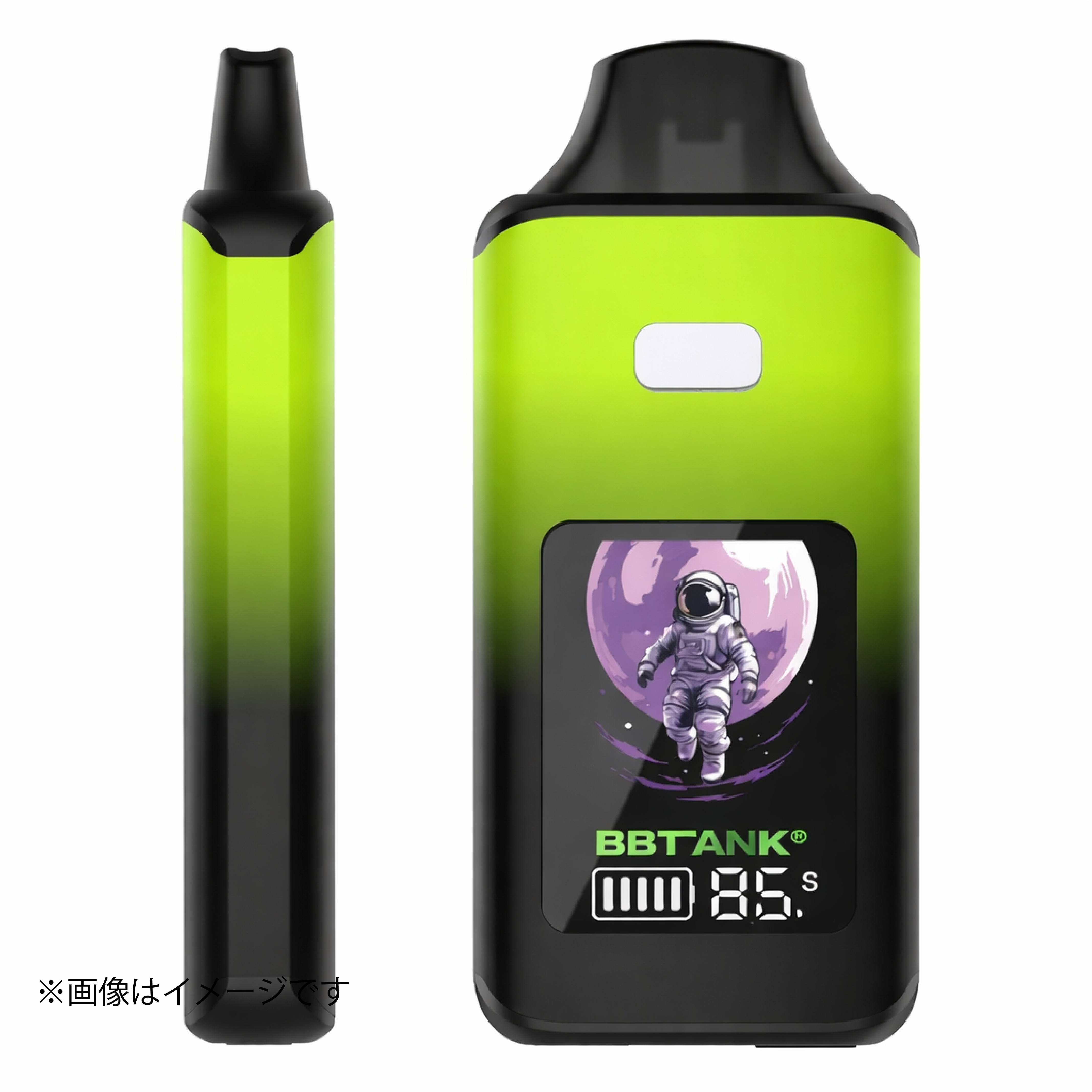 BBTANK GLO Pro 1.0ml デジタルディスプレイ搭載型デバイス [使い捨てPOD/充電可]