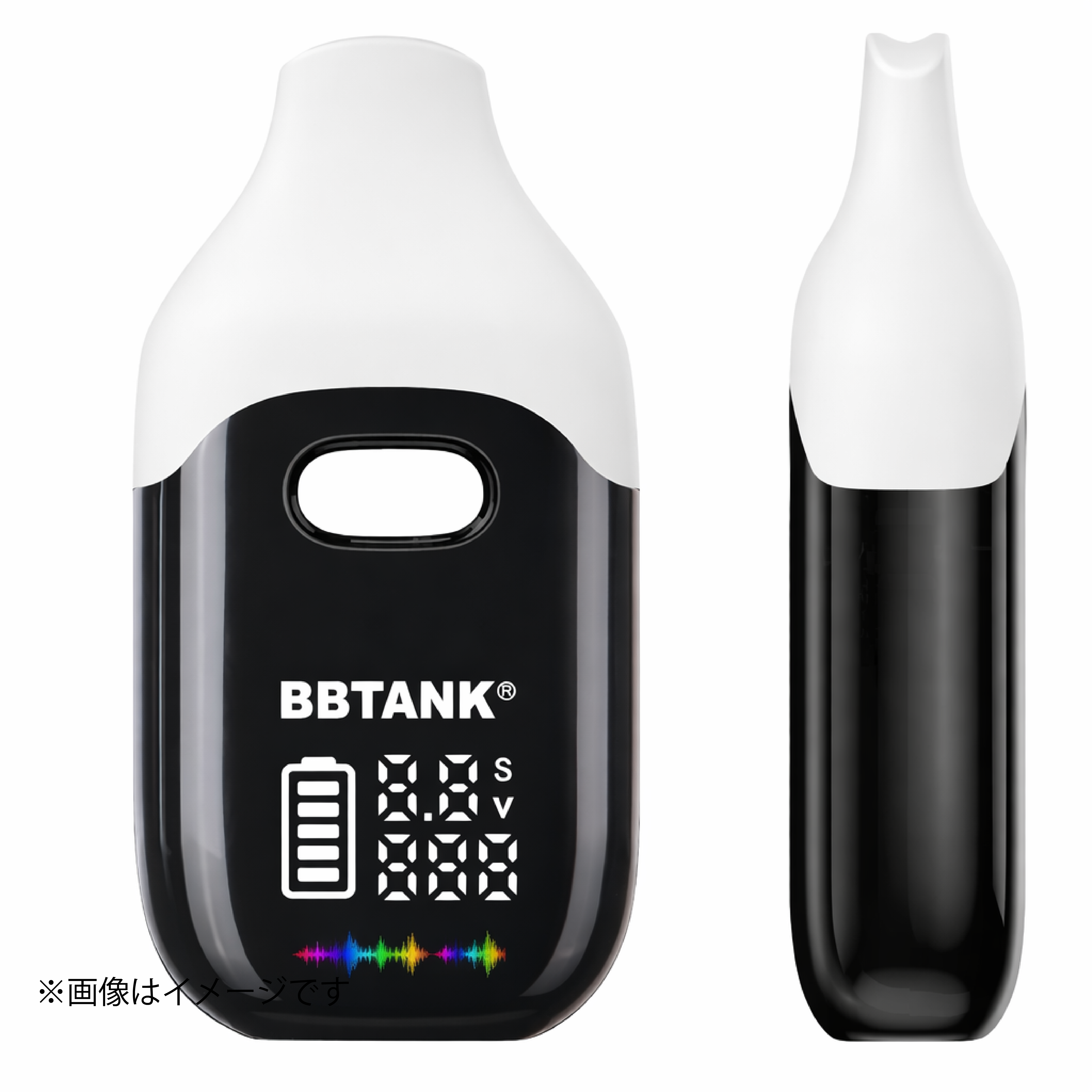 BBTANK TRON Pro 1.0ml デジタルディスプレイ搭載型デバイス [使い捨てPOD/流線型]