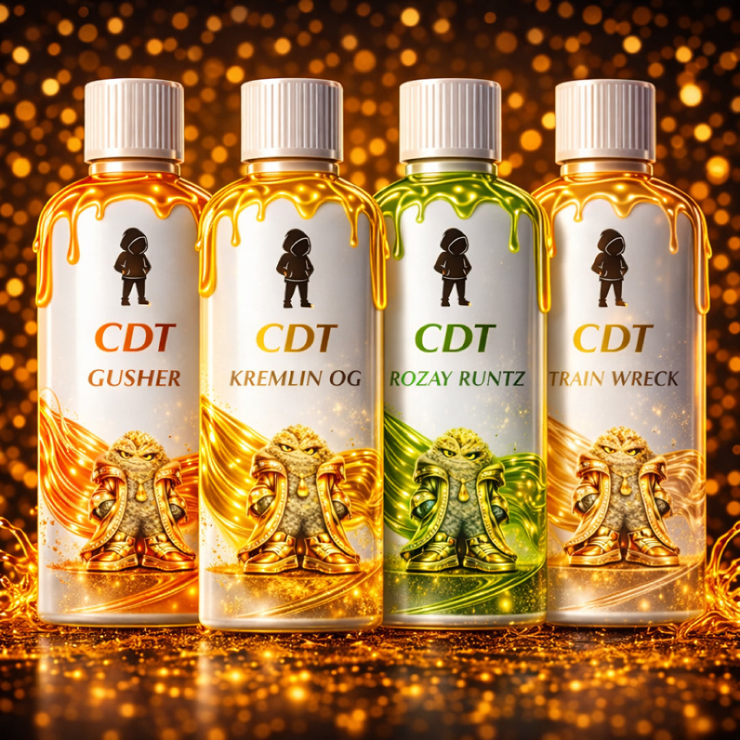 CDT 4種トライアルセット（Kremlin OG・Gusher・Trainwreck・Rozayruntz）各1ml 合計4ml プロファイル確認用