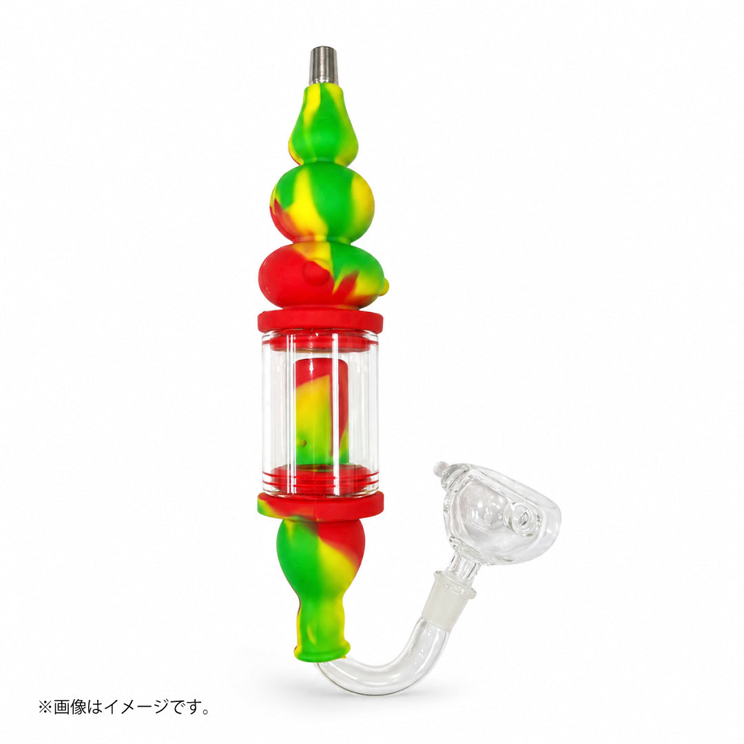 ネクターコレクター シリコン｜ガラスチャンバー＆ステンレスチップ付き 全7色（GYD301）