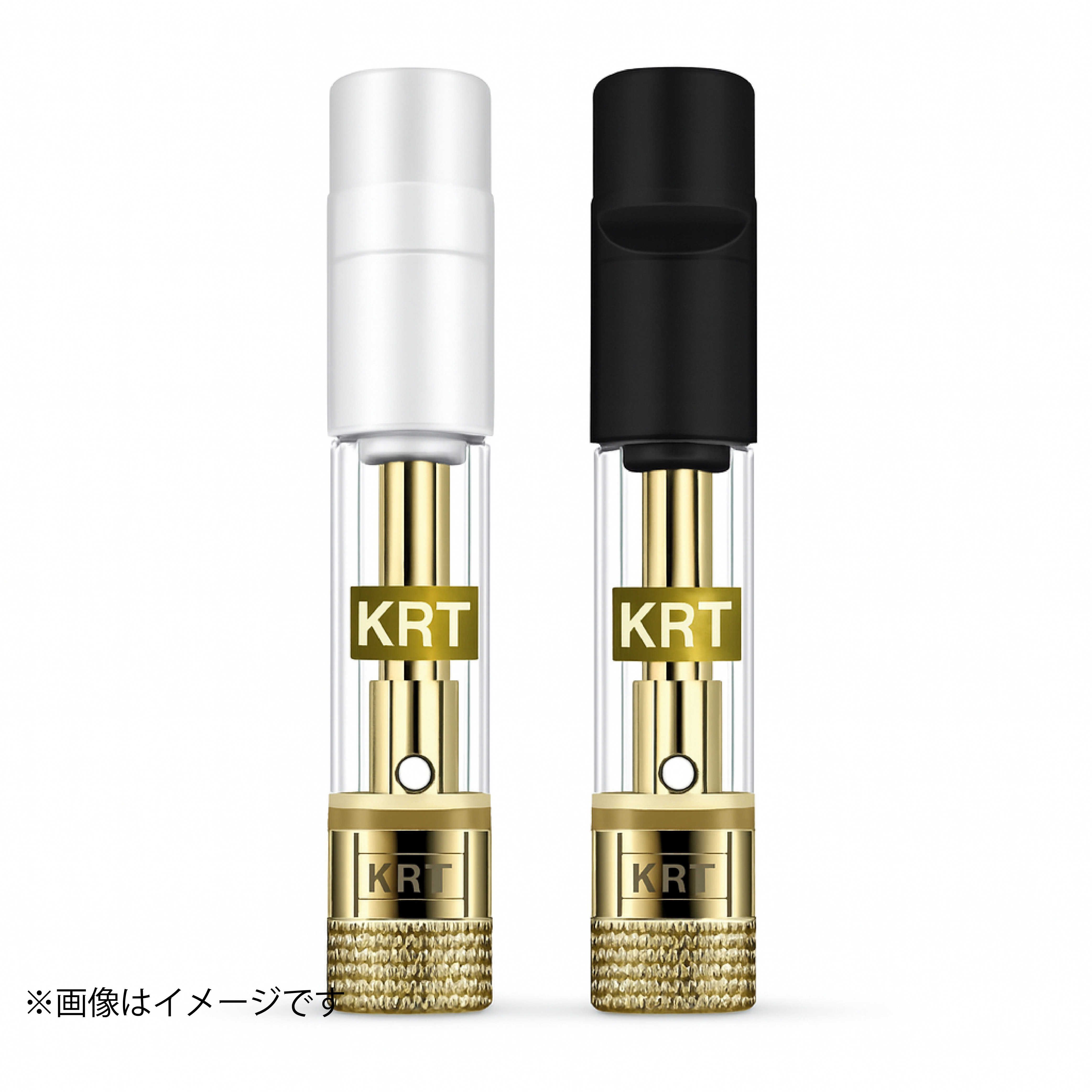 KRTカートリッジ 0.8ml Black/White（510規格アトマイザー）