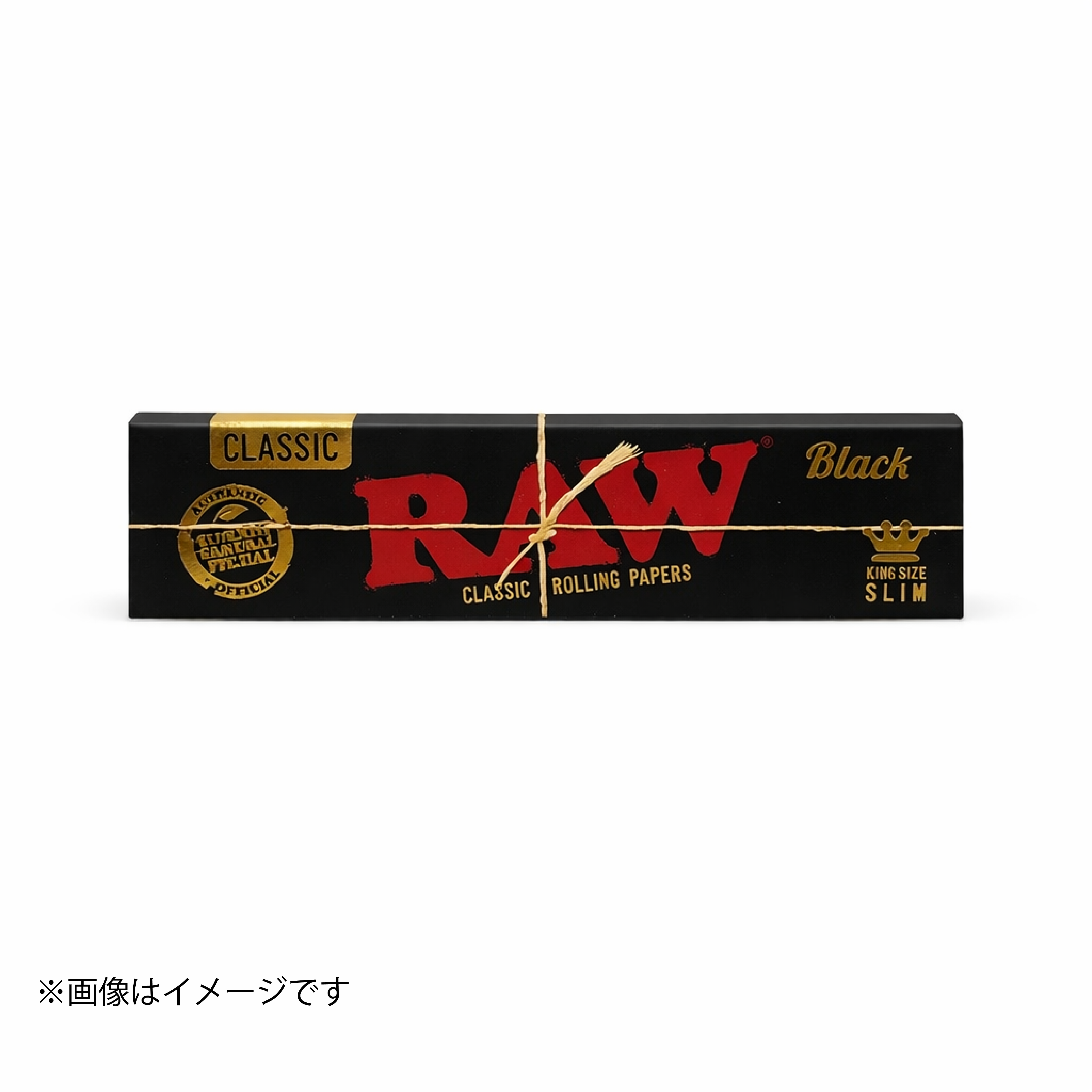 RAW Black King Size Slim | ロウ ブラック キングサイズ スリム ペーパー