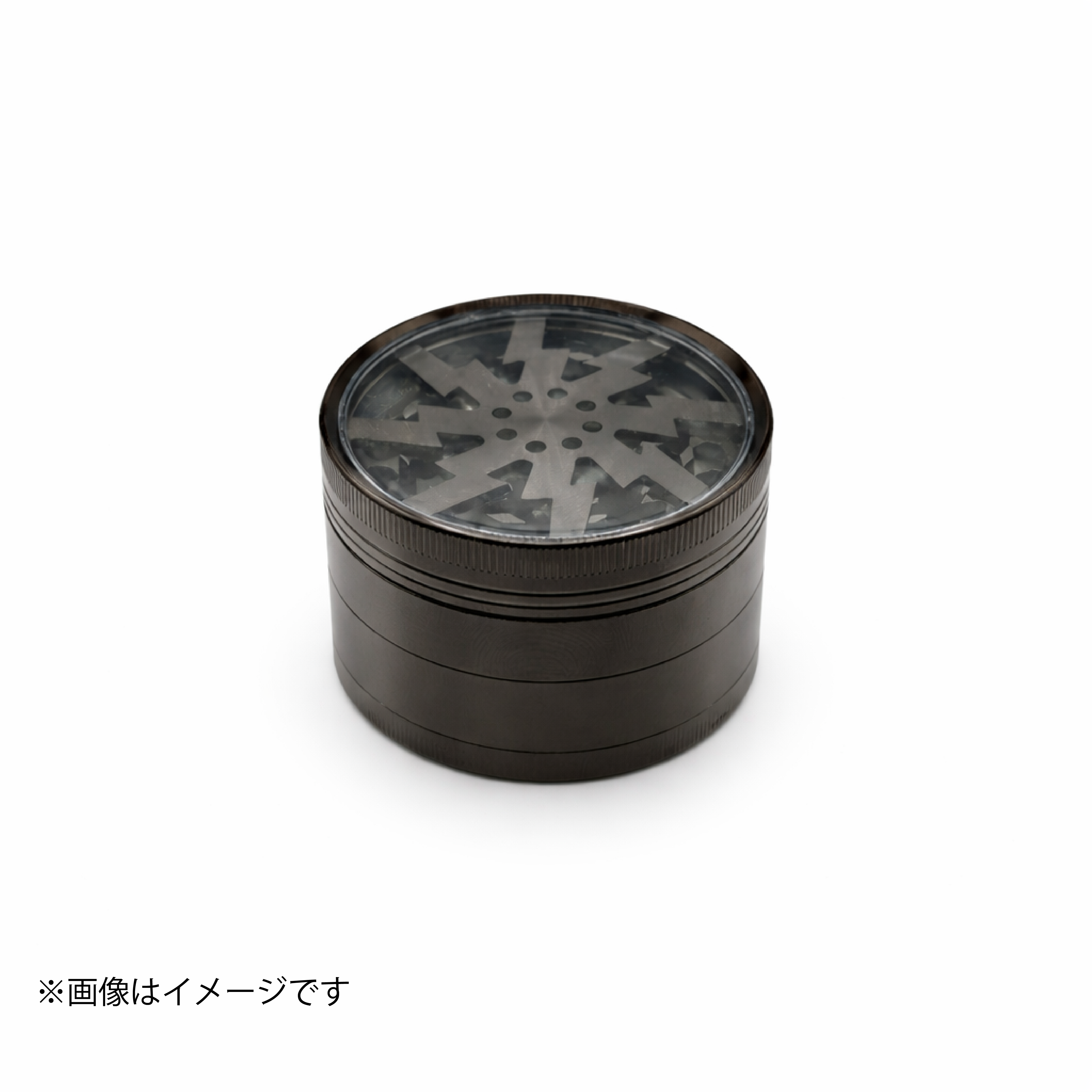 サンダーデザイン 4層式メタルグラインダー【クリアトップ】