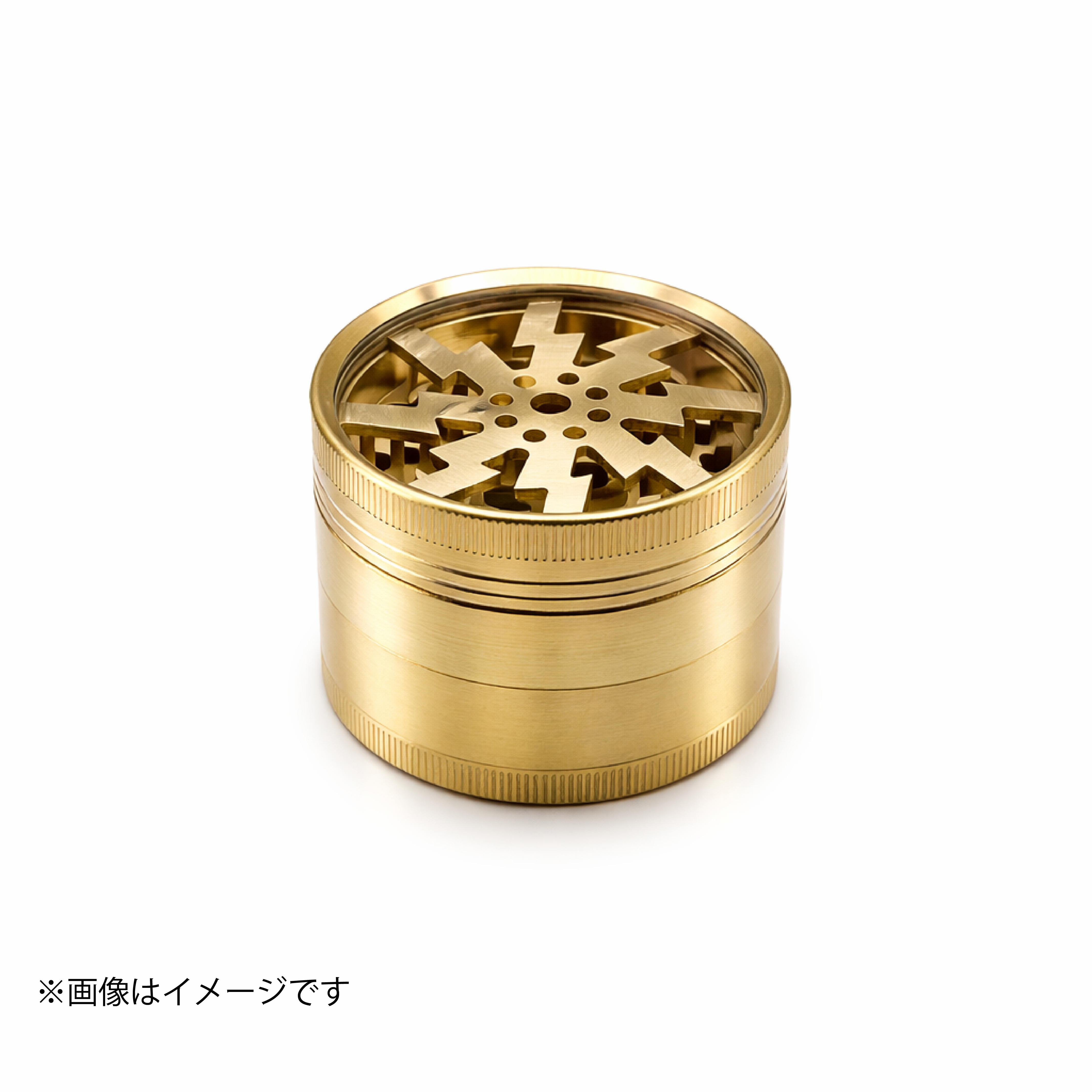 サンダーデザイン 4層式メタルグラインダー【ゴールド】