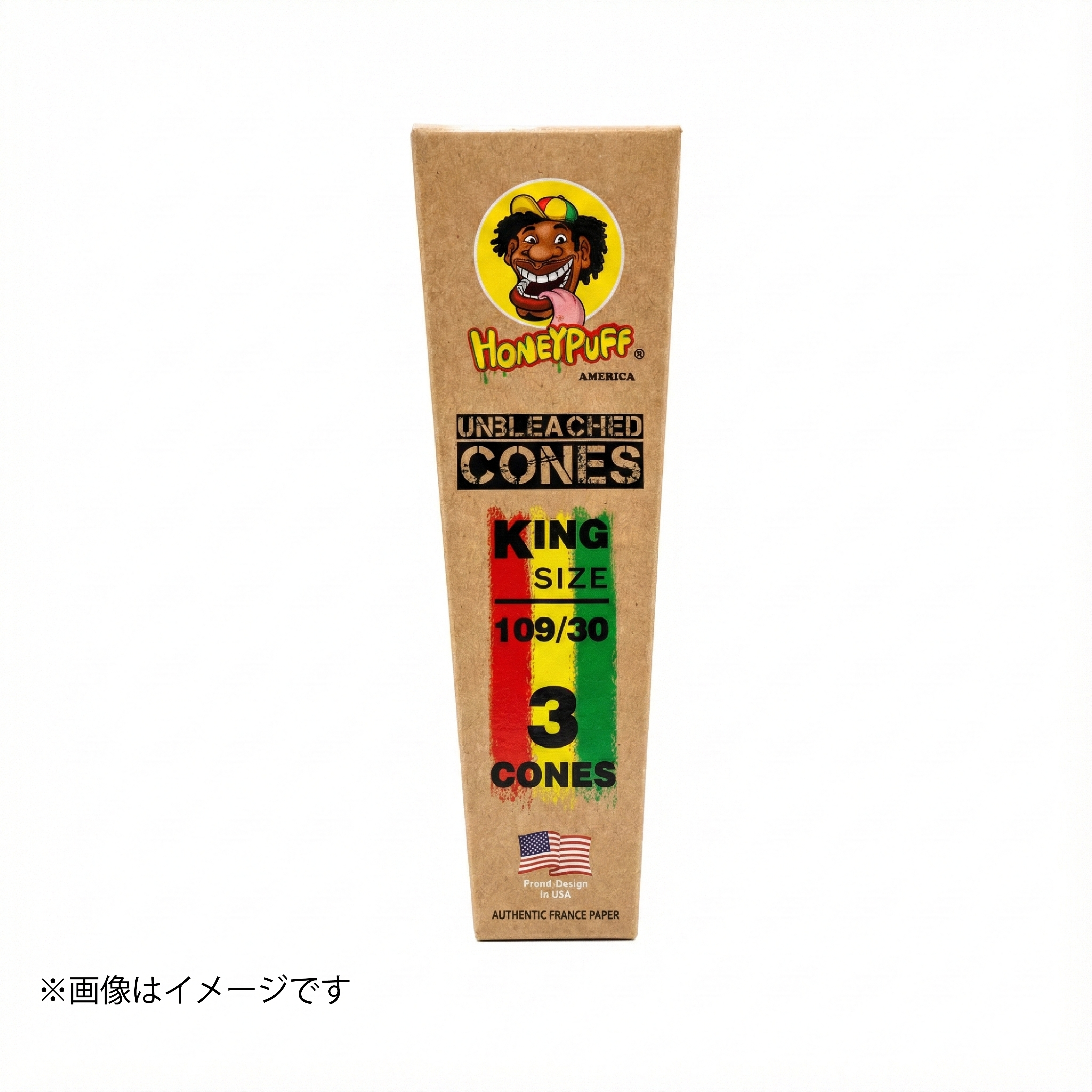 Honey Puff プレロールコーン 110mm | 手巻きタバコ用ペーパー（3本入り/キングサイズ）