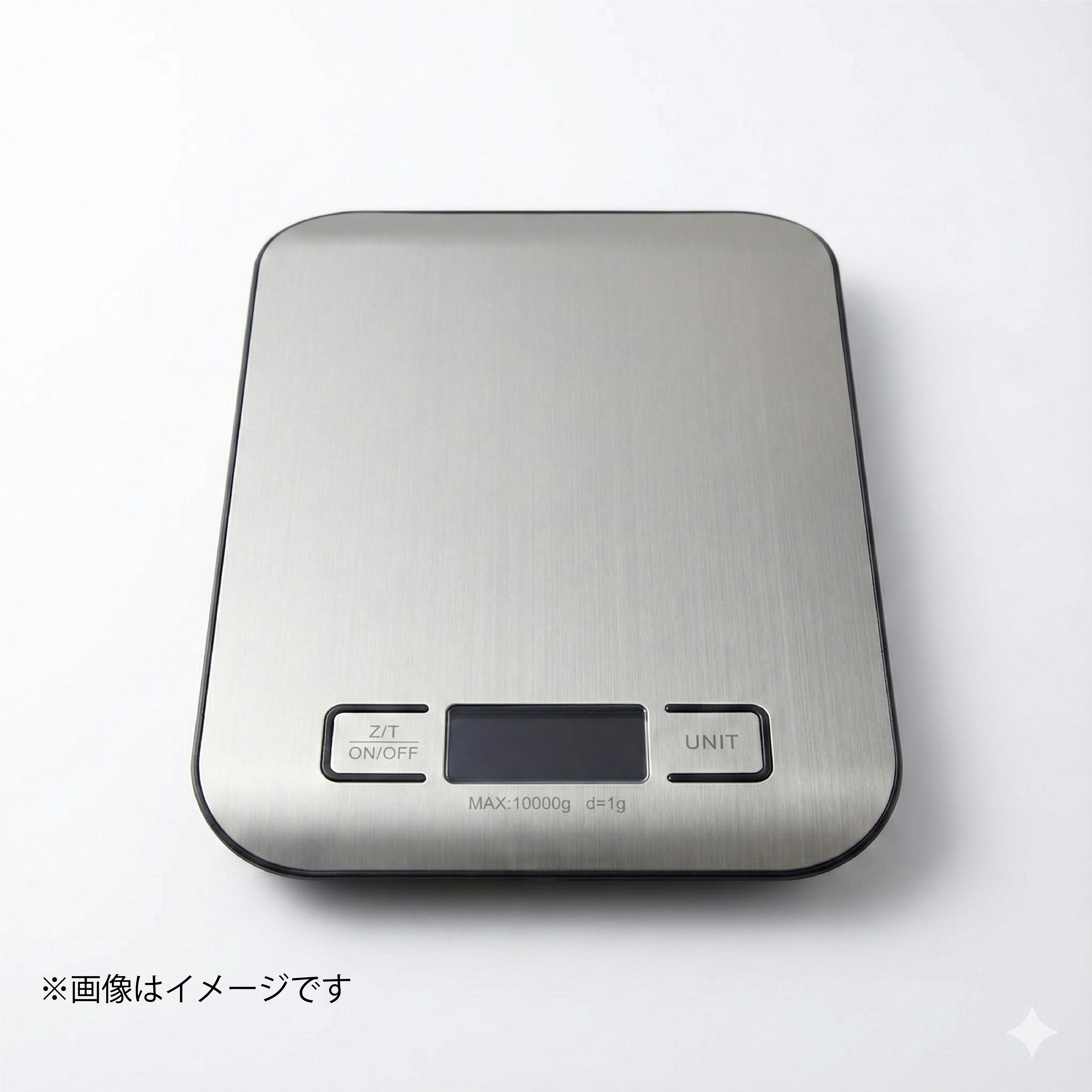 デジタルスケール 10kg対応 1g単位｜風袋引き機能・単位切替・ステンレス皿