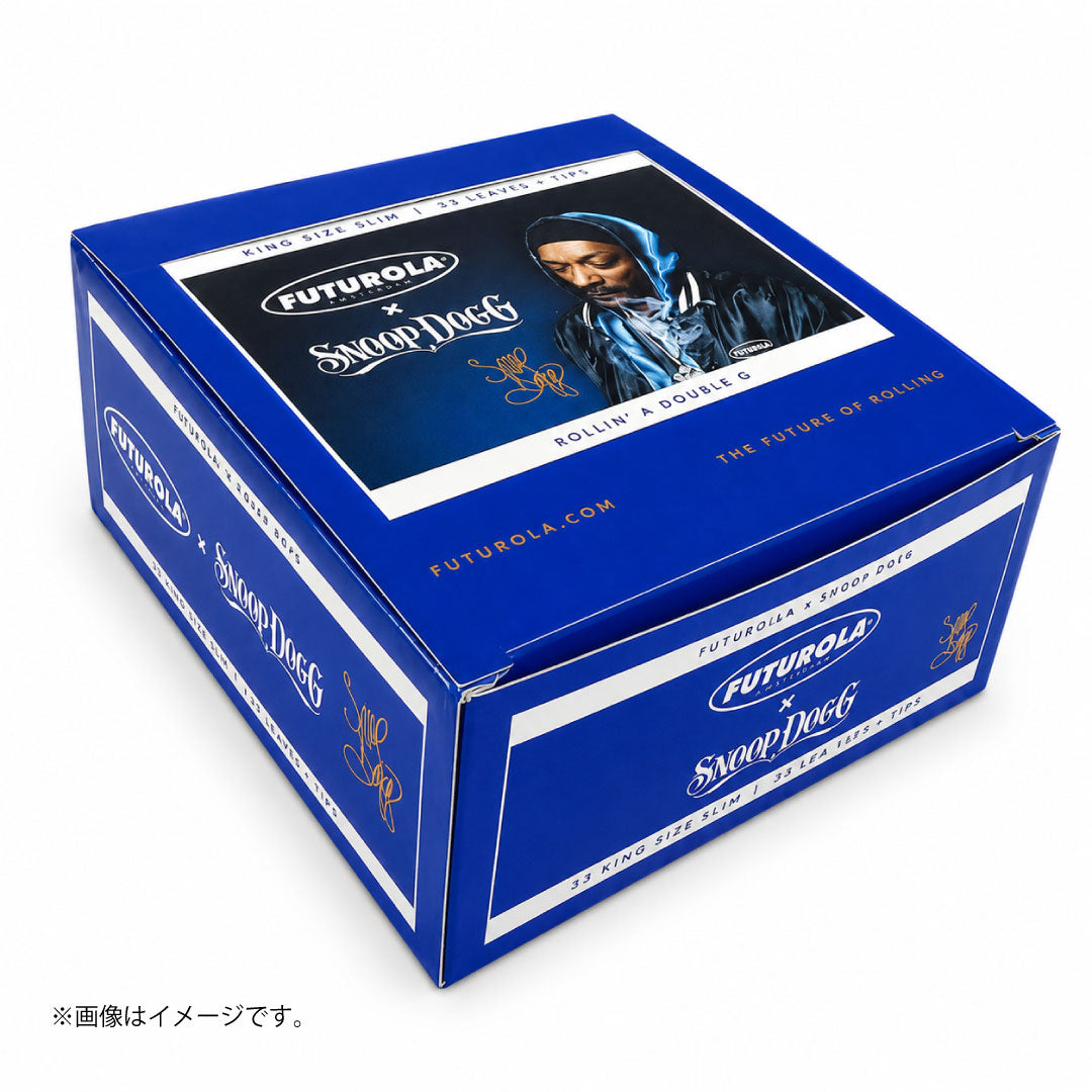 FUTUROLA×Snoop Dogg ローリングペーパー キングサイズスリム LBCブルー｜単品/50パック入りBOX選択可