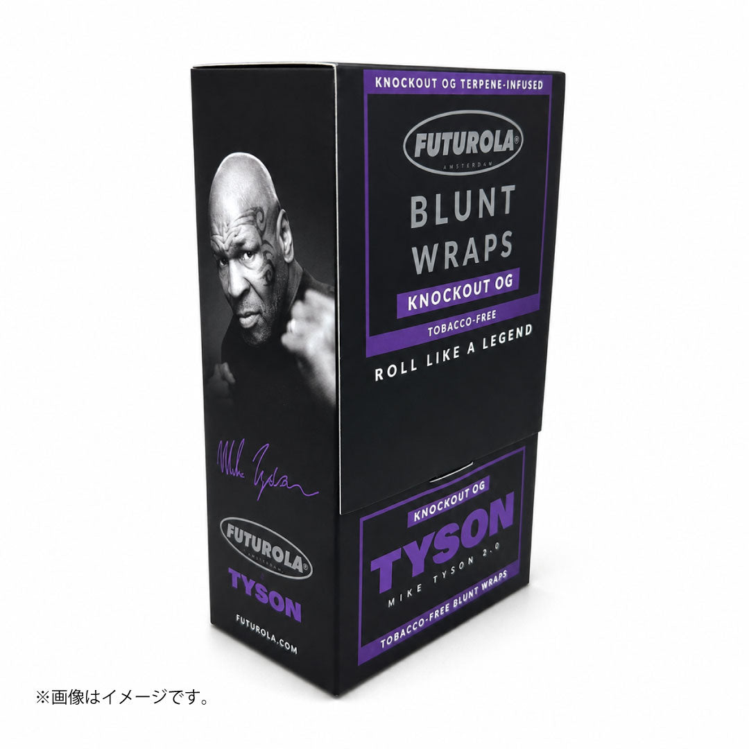 FUTUROLA×TYSON ブラントラップ ノックアウトOG｜タバコフリー・テルペン配合 キングサイズ｜単品/25パック入りBOX選択可
