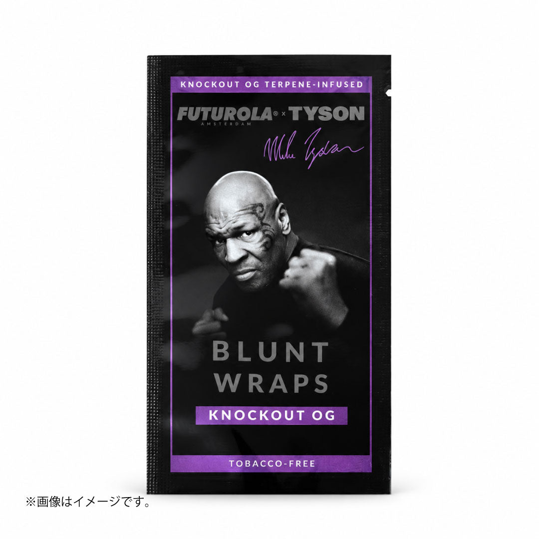 FUTUROLA×TYSON ブラントラップ ノックアウトOG｜タバコフリー・テルペン配合 キングサイズ｜単品/25パック入りBOX選択可