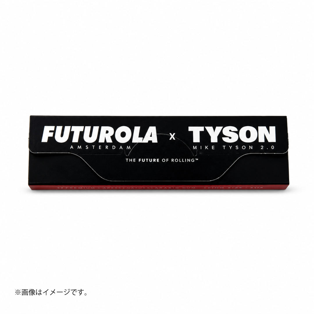 FUTUROLA×TYSON ローリングペーパー+チップ キングサイズスリム ブラウン｜単品/24パック入りBOX選択可