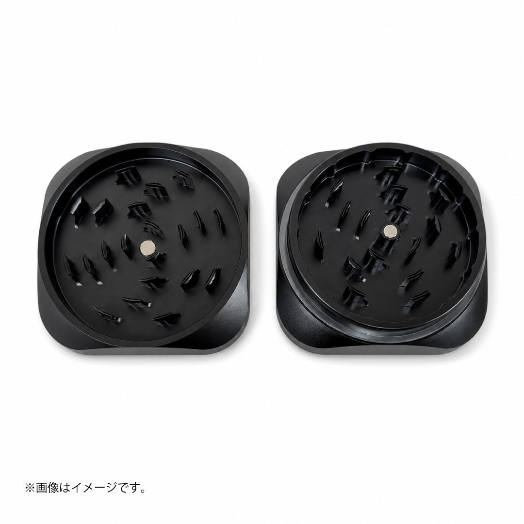 Krush XL 2.0 グラインダー ブラック｜2ピース アルミ製 75mm